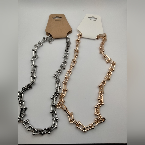 Punk Silver Chain - Necklace - Picture 7 of 7